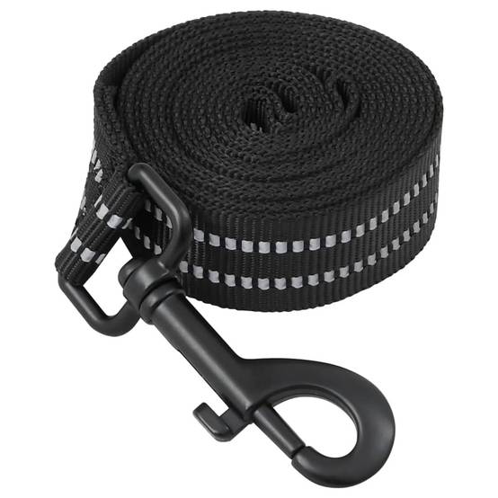 Kit Harnais Chien Anti-Traction Polyester Réglable avec Laisse et Collier Noir L – ComfortXL Pet Living - Image 4