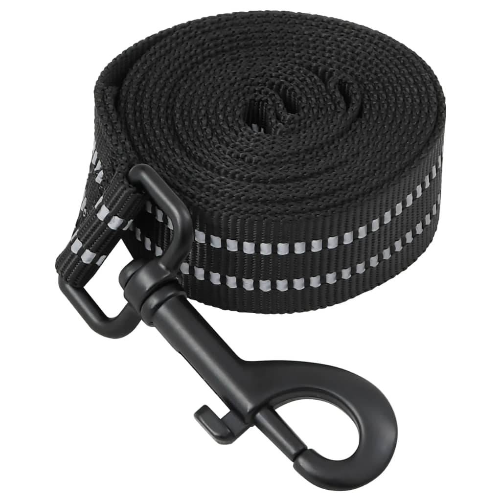 Kit Harnais Chien Anti-Traction Polyester Réglable avec Laisse et Collier Noir L – ComfortXL Pet Living - Image 4