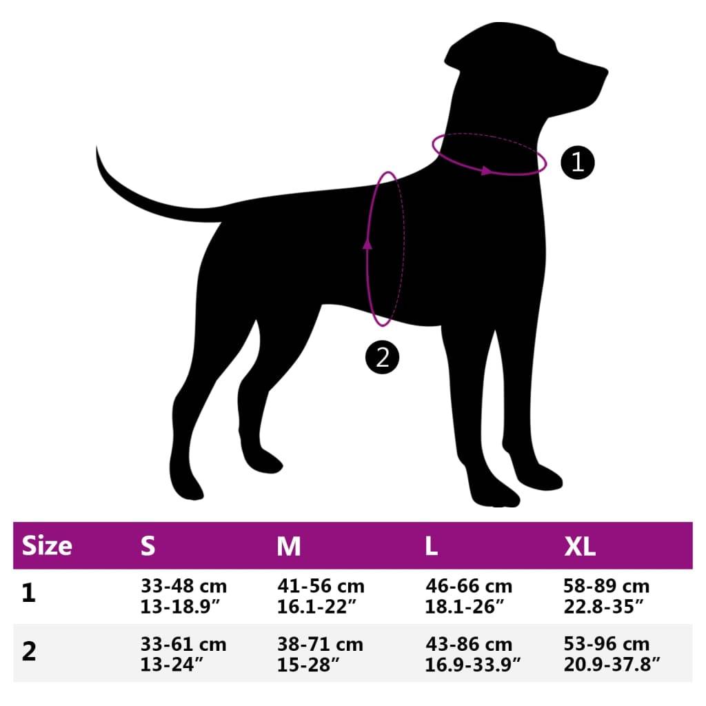 Kit Harnais Chien Anti-Traction Polyester Réglable avec Laisse et Collier Noir L – ComfortXL Pet Living - Image 9