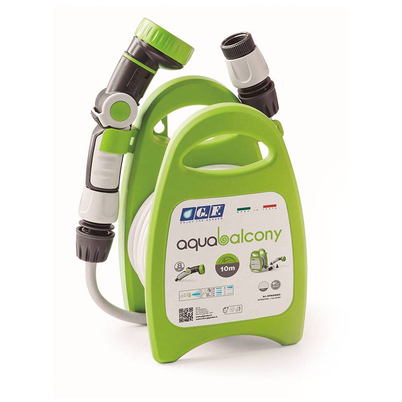 Nortene - Kit de tuyau Aquabalcony 10 m avec accessoires couleur vert lime