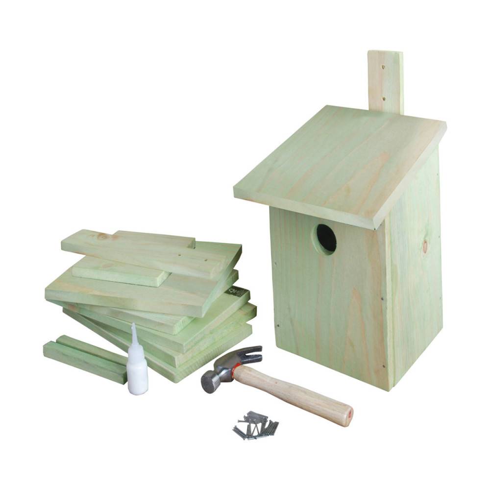 animallparadise - Nichoir à assembler, idéal pour vos enfants pour oiseaux - Imagen 1