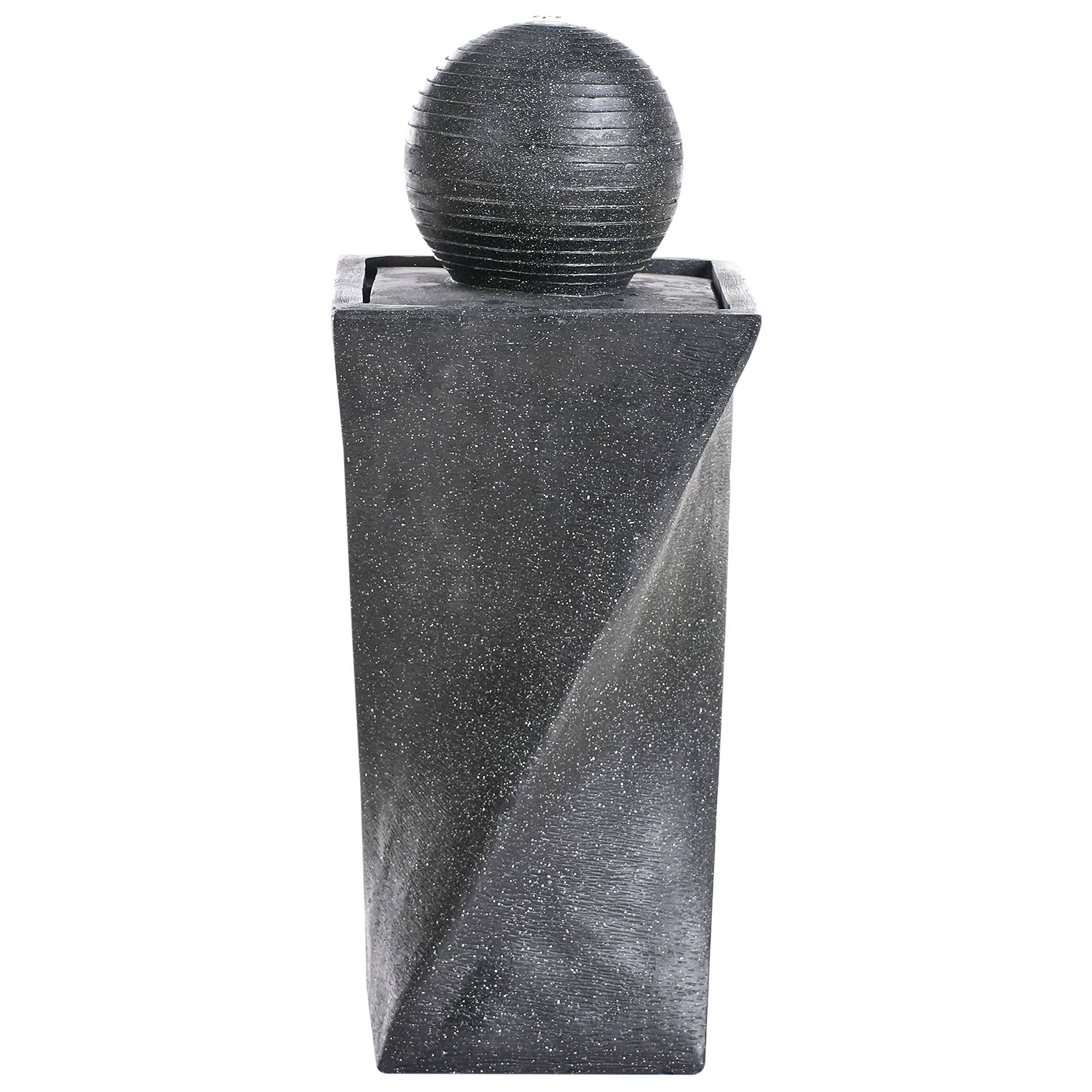 Fontaine décorative Résine Gris graphite ACQUACHETA - Beliani - Image 3