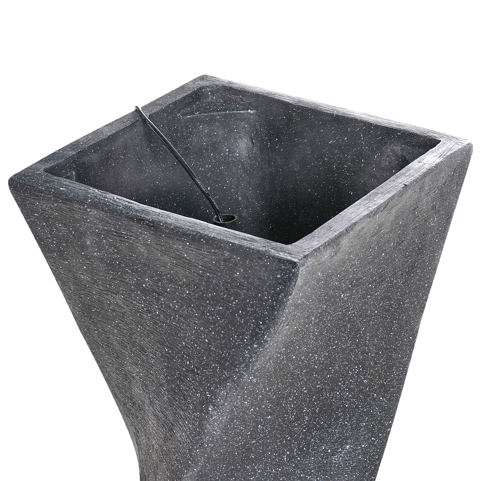 Fontaine décorative Résine Gris graphite ACQUACHETA - Beliani - Image 8
