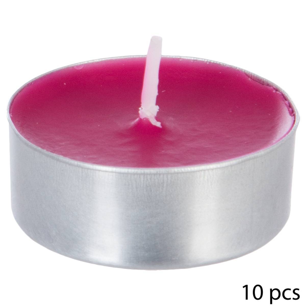 Atmosphera - Lot de 10 bougies parfumées framboise 150g - Atmosphera Créateur d'intérieur - Image 1