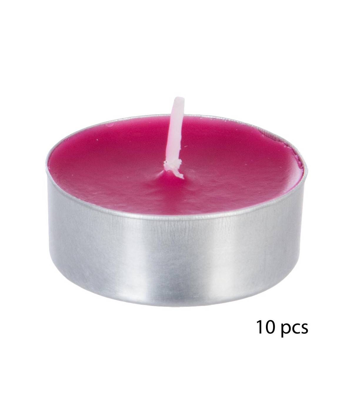 Lot de 10 bougies parfumées Framboise - Imagen 3