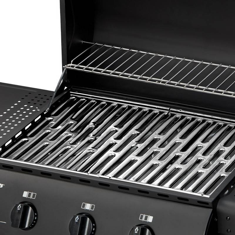 Barbecue gaz San Diego 3 - ENDERS - 3 brûleurs Inox - Surface de cuisson 50,5 x 33 cm - Grille inox - Tablettes - 7,05 kW - Imagen 2