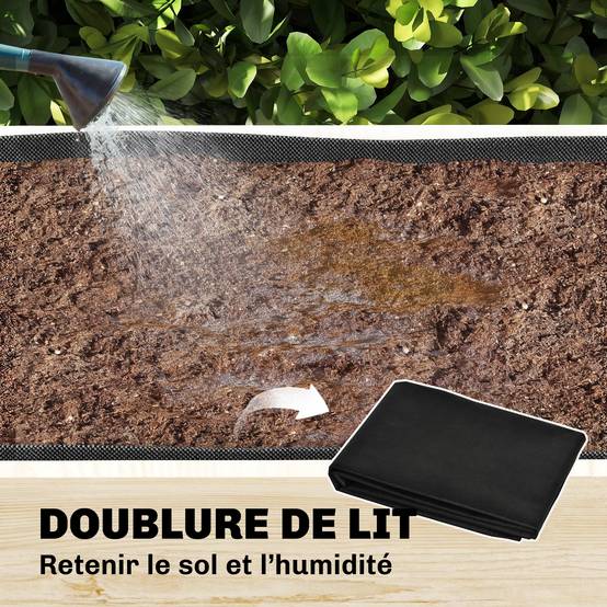 PANGIVO - Jardinière avec treillis bois de sapin naturel 108 x 62 x 120 cm - PANGIVO - Image 9