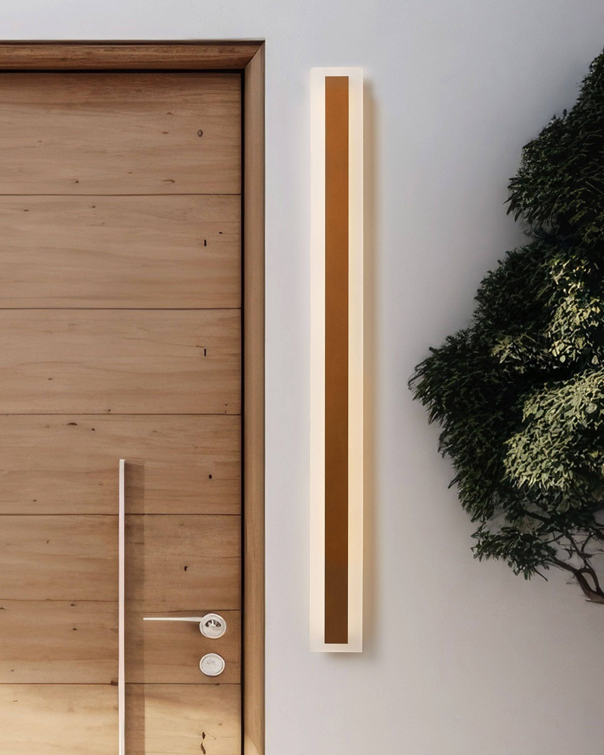Beliani - Lampe murale pour l'extérieur Acier Doré ROSALIE - Beliani - Imagen 1