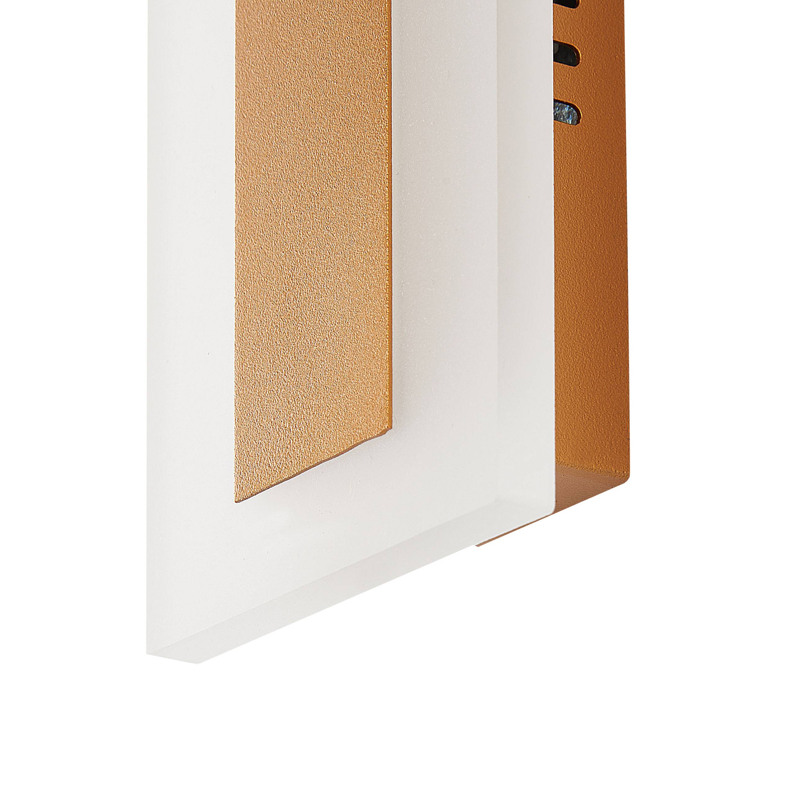 Beliani - Lampe murale pour l'extérieur Acier Doré ROSALIE - Beliani - Imagen 5