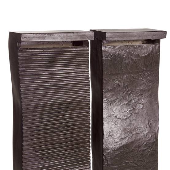 Beliani - Fontaine décorative Résine Marron SUNLINE - Beliani - Image 9