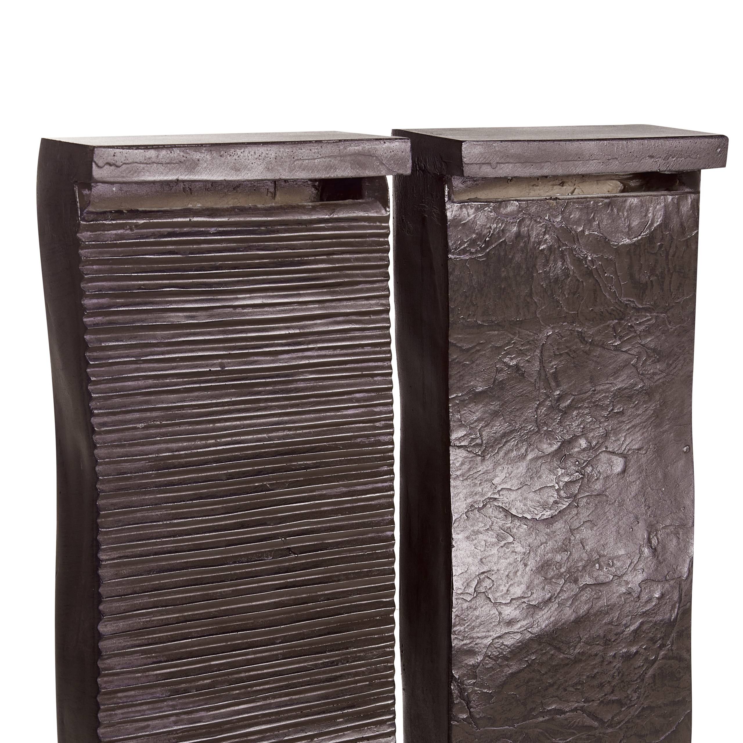 Beliani - Fontaine décorative Résine Marron SUNLINE - Beliani - Image 9