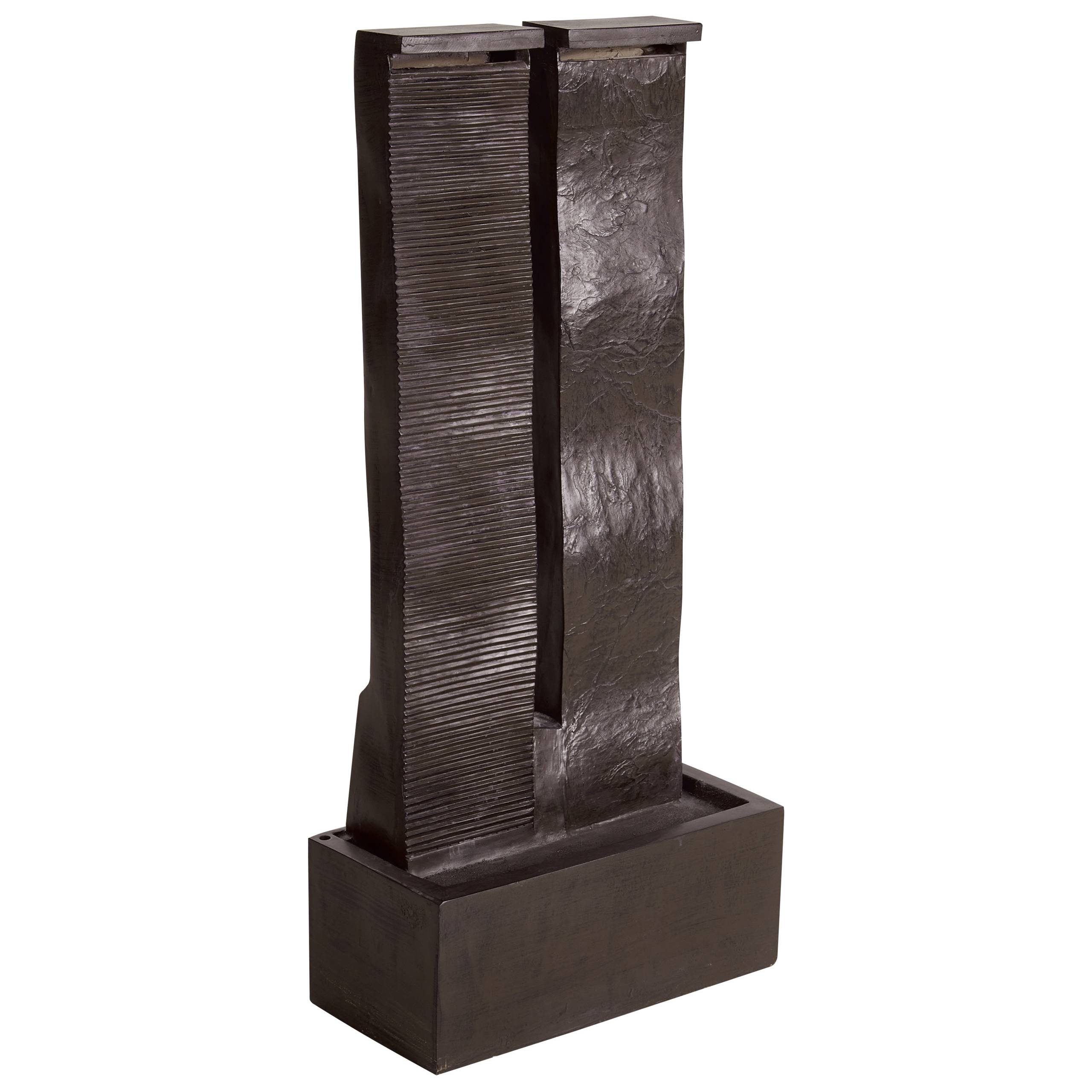 Beliani - Fontaine décorative Résine Marron SUNLINE - Beliani - Image 6