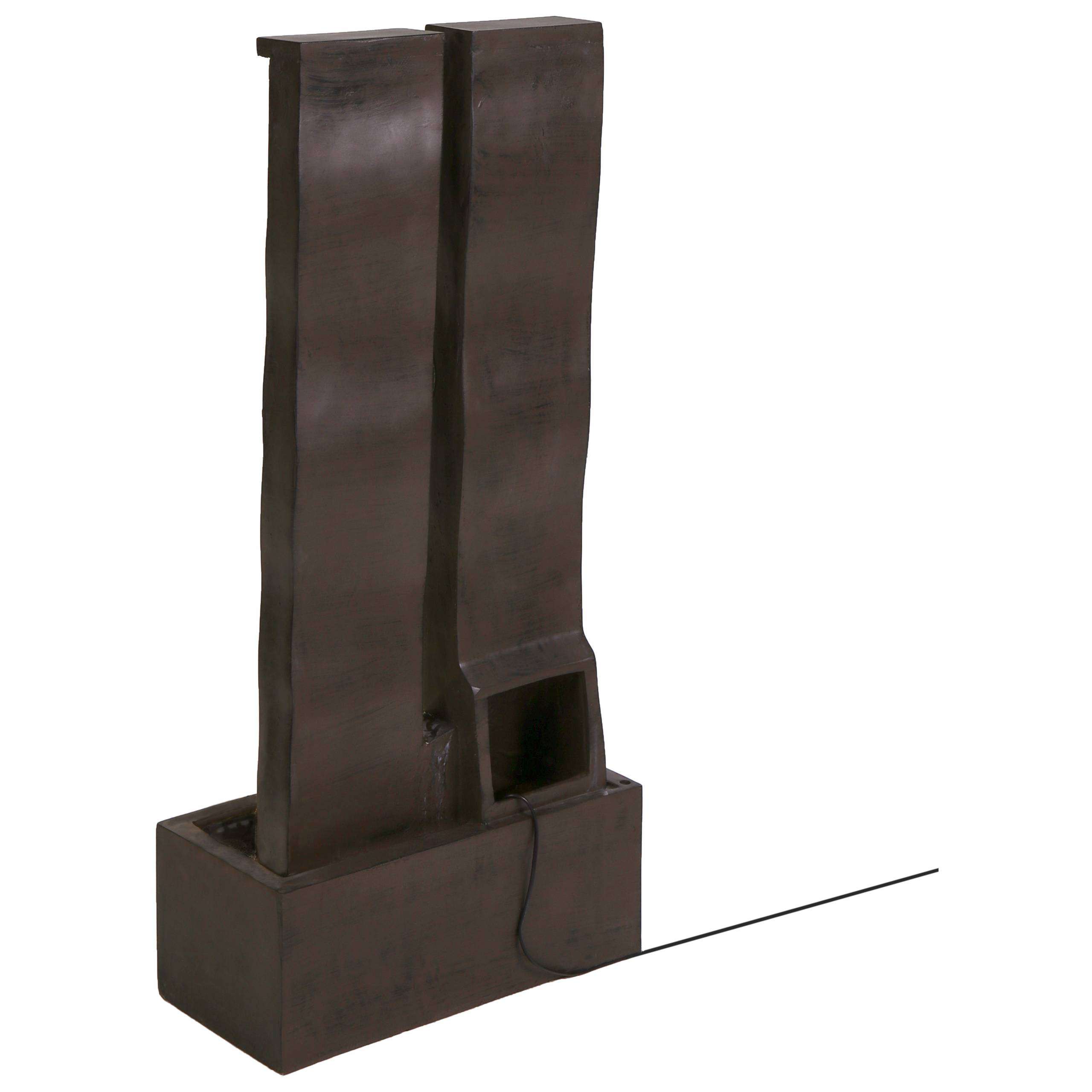 Beliani - Fontaine décorative Résine Marron SUNLINE - Beliani - Image 7