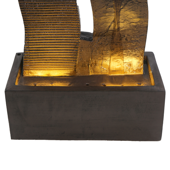 Beliani - Fontaine décorative Résine Marron SUNLINE - Beliani - Image 10