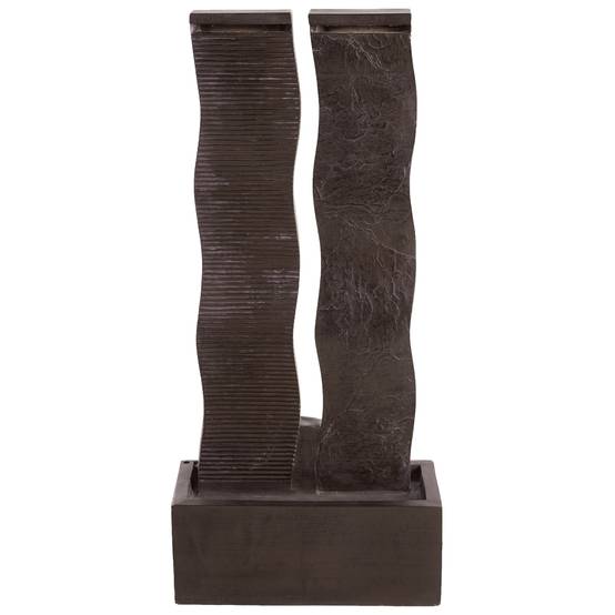 Beliani - Fontaine décorative Résine Marron SUNLINE - Beliani - Image 4