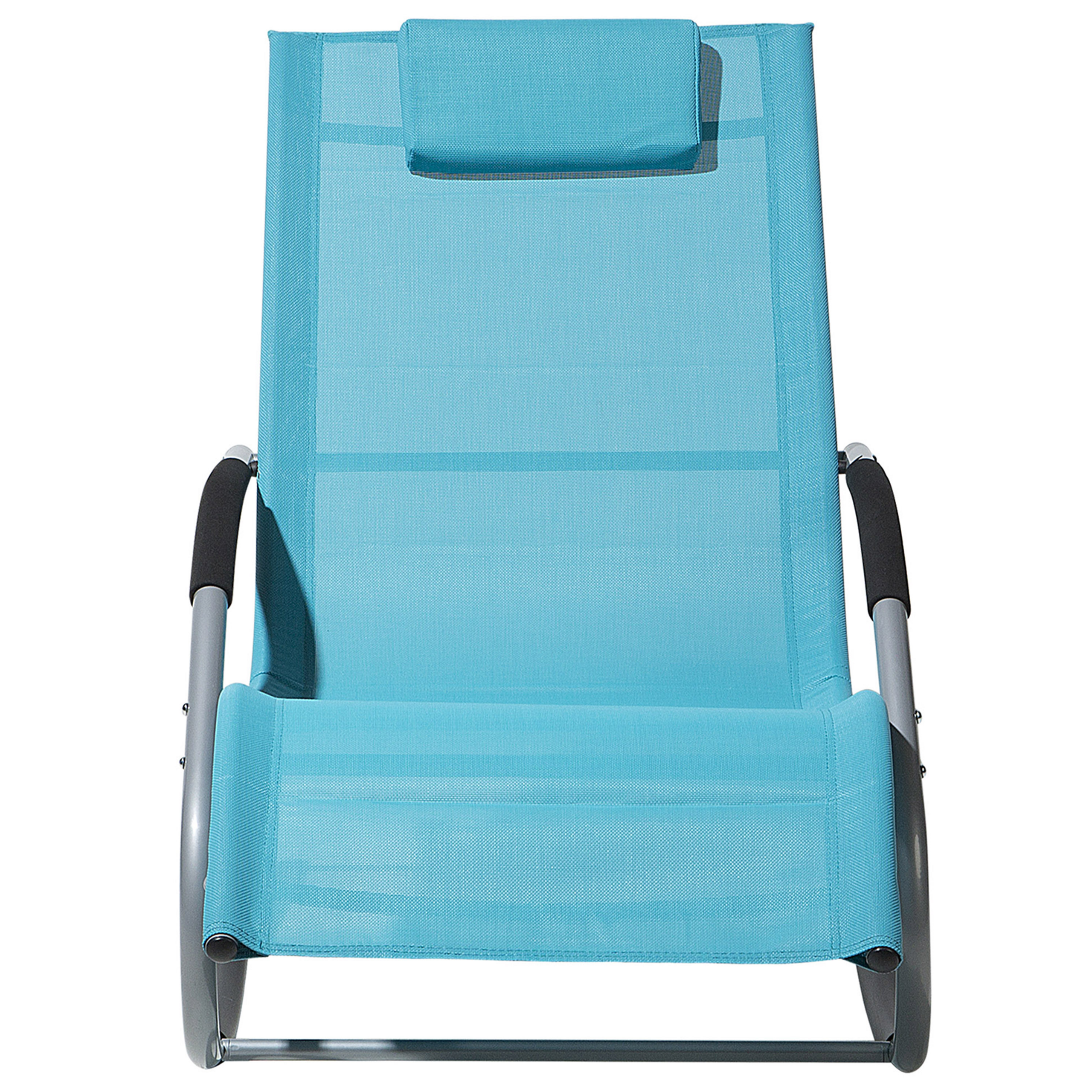 Beliani - Chaise longue Acier Turquoise CARANO - Beliani - Imagen 4