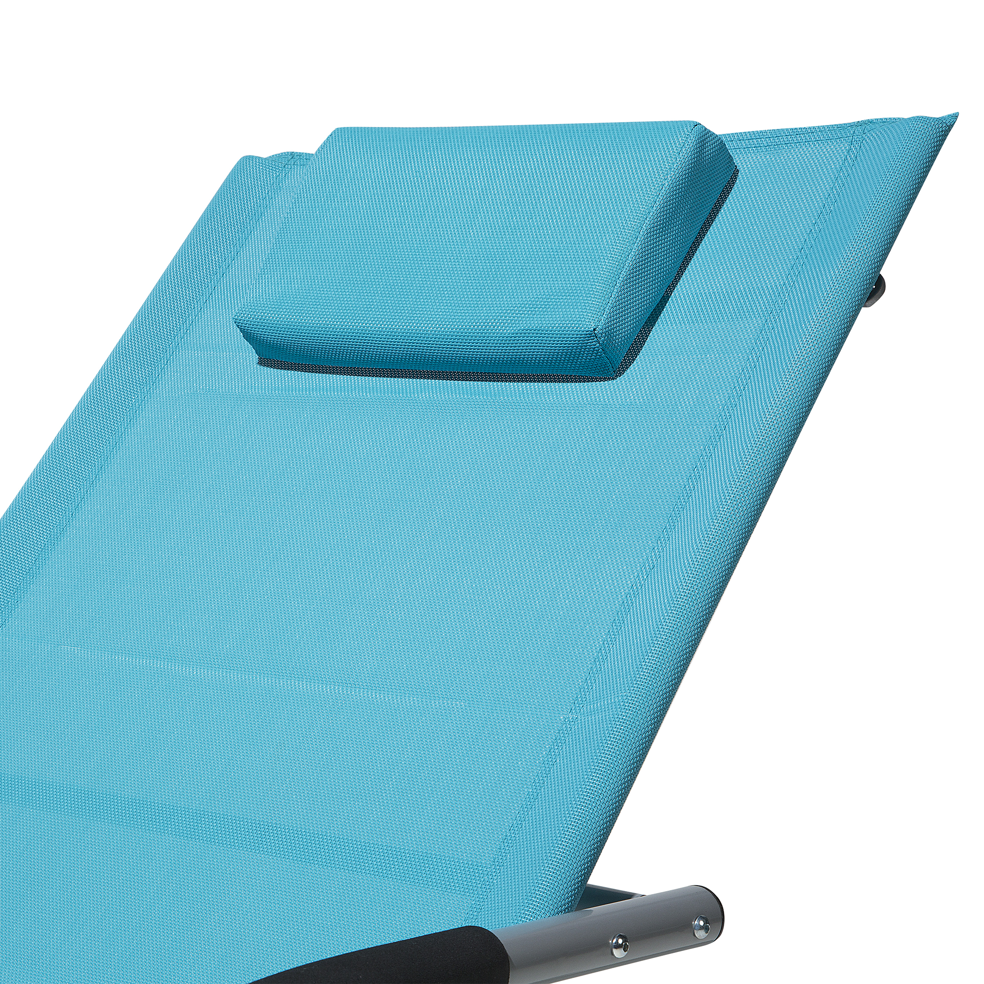 Beliani - Chaise longue Acier Turquoise CARANO - Beliani - Imagen 8