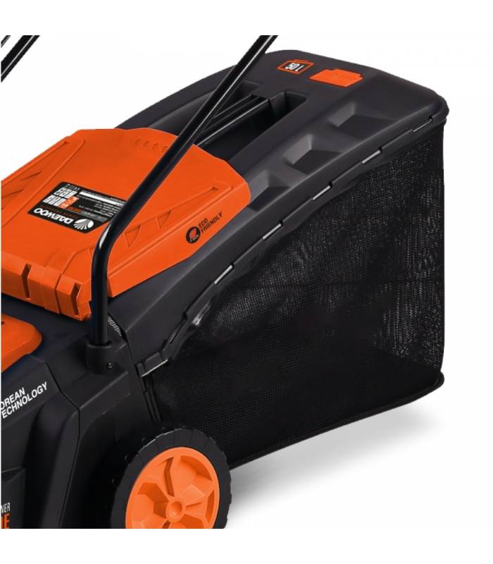 Tondeuse électrique filaire DAEWOO 1500W pour jardin jusqu'à 500m², Lame 36cm, Sac de 50L - DLM1700E - Image 3