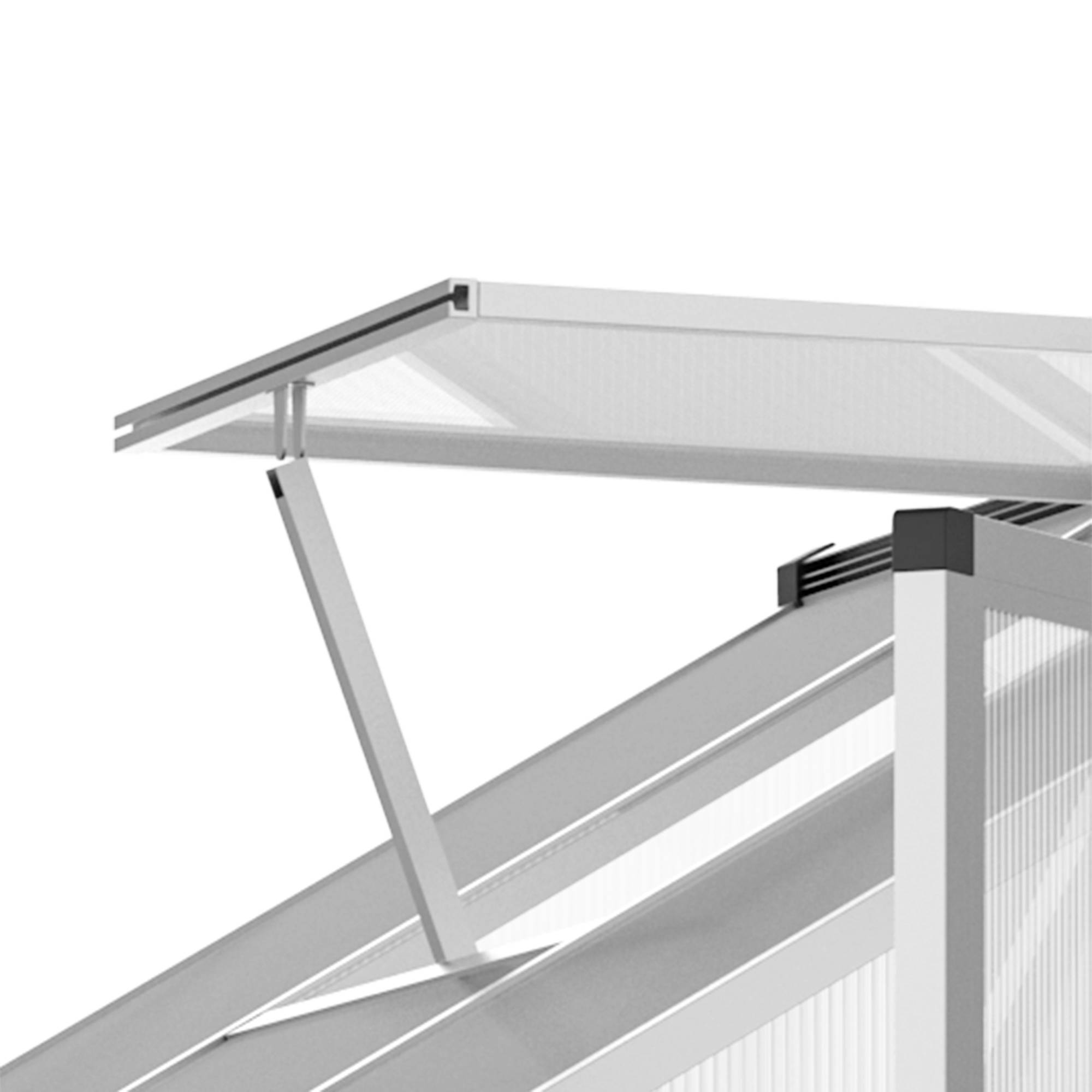 Serre de Jardin Aluminium 4,6m² Panneaux Polycarbonate alvéolé isolant et anti-UV 2,42x1,9m - ComfortXL Outdoor Living - Image 10