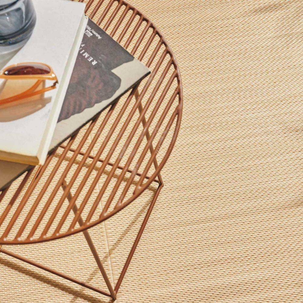 Jardindeco - Tapis extérieur en polypropylène Spargi 1747 beige 150 x 220 cm - Imagen 3