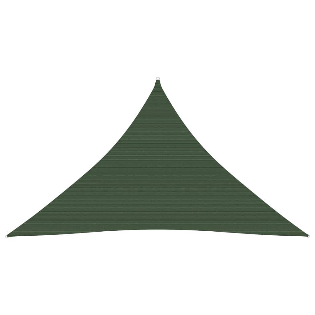 Helloshop26 - Voile toile d'ombrage parasol 160 g/m² vert foncé 2,5 x 2,5 x 3,5 m PEHD - Imagen 1