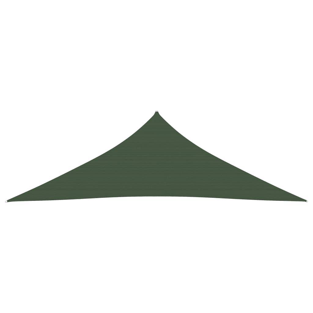 Helloshop26 - Voile toile d'ombrage parasol 160 g/m² vert foncé 2,5 x 2,5 x 3,5 m PEHD - Imagen 2