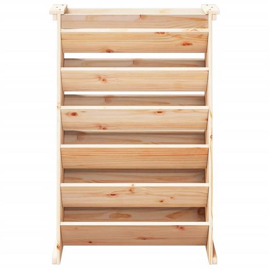 Maison Chic - Jardinière, Bac à fleurs, Pot de fleurs aromatiques 6 niveaux bois de pin massif - Imagen 5