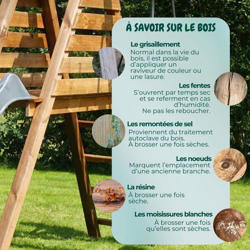 Soulet - Aire de jeux en bois pour enfants Tristan - Imagen 10