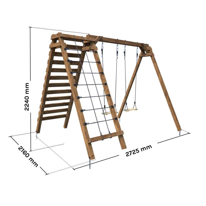 Soulet - Aire de jeux en bois pour enfants Tristan - Imagen 4