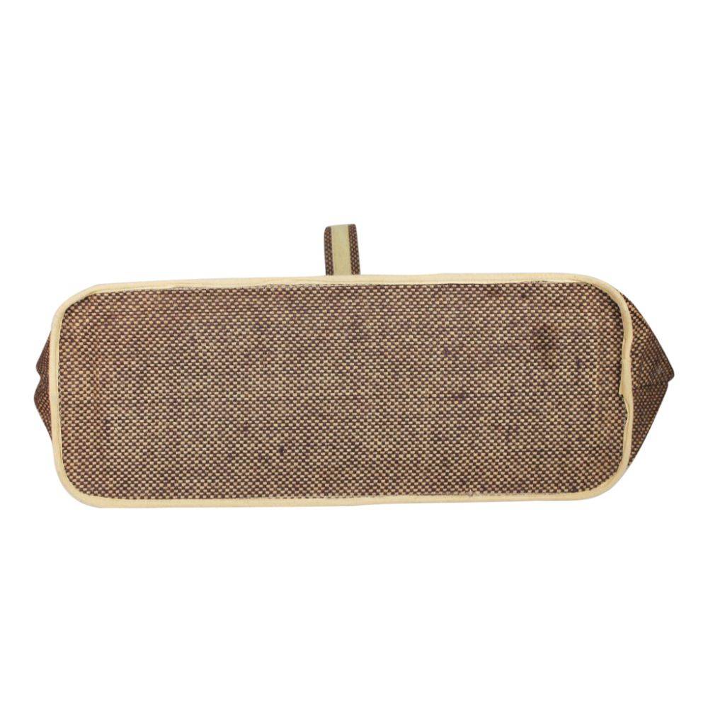 Aubry Gaspard - Sac à bûches en jute naturel et brun - Imagen 2