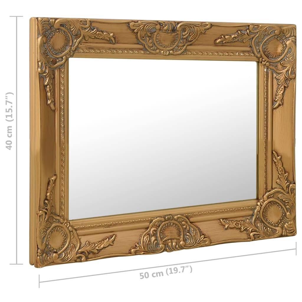 Maison Chic - Miroir mural - Miroir décoratif style baroque 50x40 cm Doré - Image 6