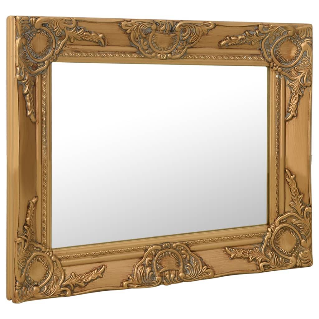 Maison Chic - Miroir mural - Miroir décoratif style baroque 50x40 cm Doré - Image 1