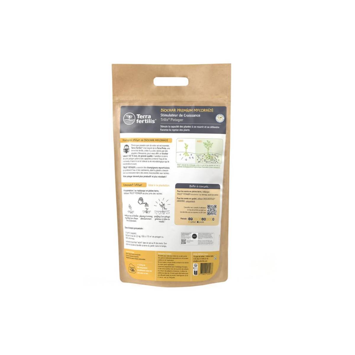 Terra Fertilis - Fertilisant Potager Mycorhizé à base de Biochar - pour des légumes sains et des sols vivants - 2.5 kg - Image 10