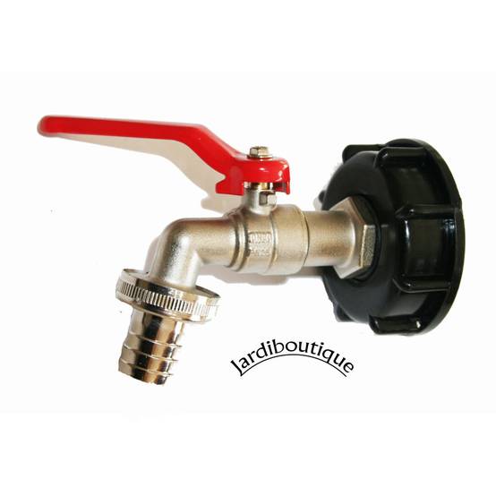 Fitt - Robinet en laiton avec raccord (S60X6) pour cuve IBC - Image 3