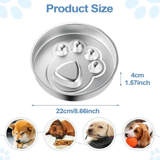 DtopbuyAge - Gamelle Anti-Glouton pour Chien - INOX Antidérapant DtopbuyAge - Image 5