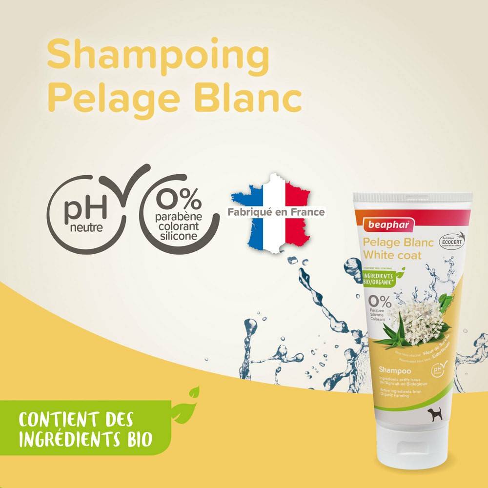 Beaphar Shampoing Pelage blanc 200 - Image 2