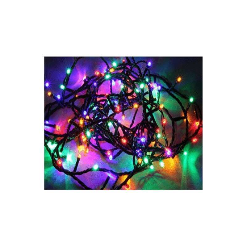Lotti - Guirlande lumineuse 36,5 Mètres 900 led multicolore 8 animations câble vert Lotti - Imagen 8
