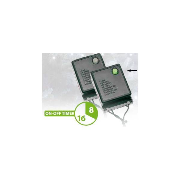 Lotti - Guirlande lumineuse 36,5 Mètres 900 led multicolore 8 animations câble vert Lotti - Imagen 3