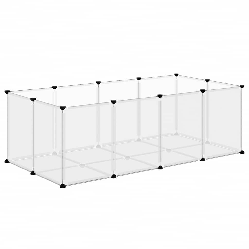 Vidaxl - Cage pour petits animaux Transparent 144x74x46,5 cm PP et Acier vidaXL 340572 - Imagen 5