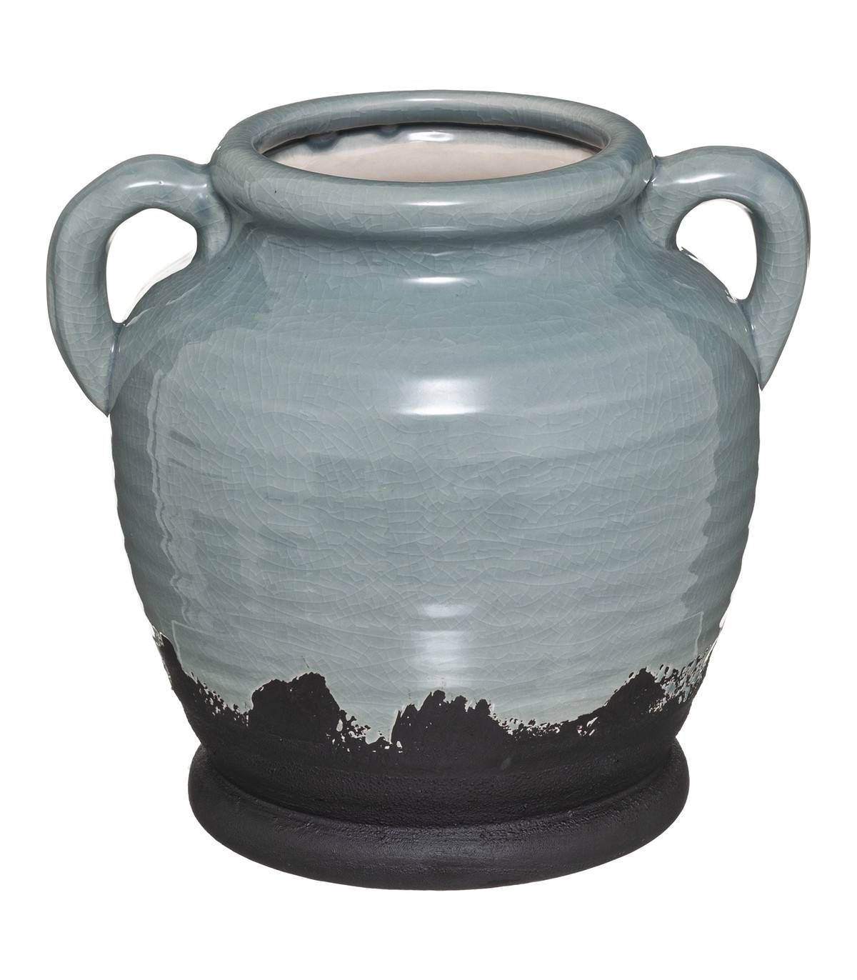 Atmosphera - Vase amphore en Céramique Vert céladon D 20 x H 19,5 cm
