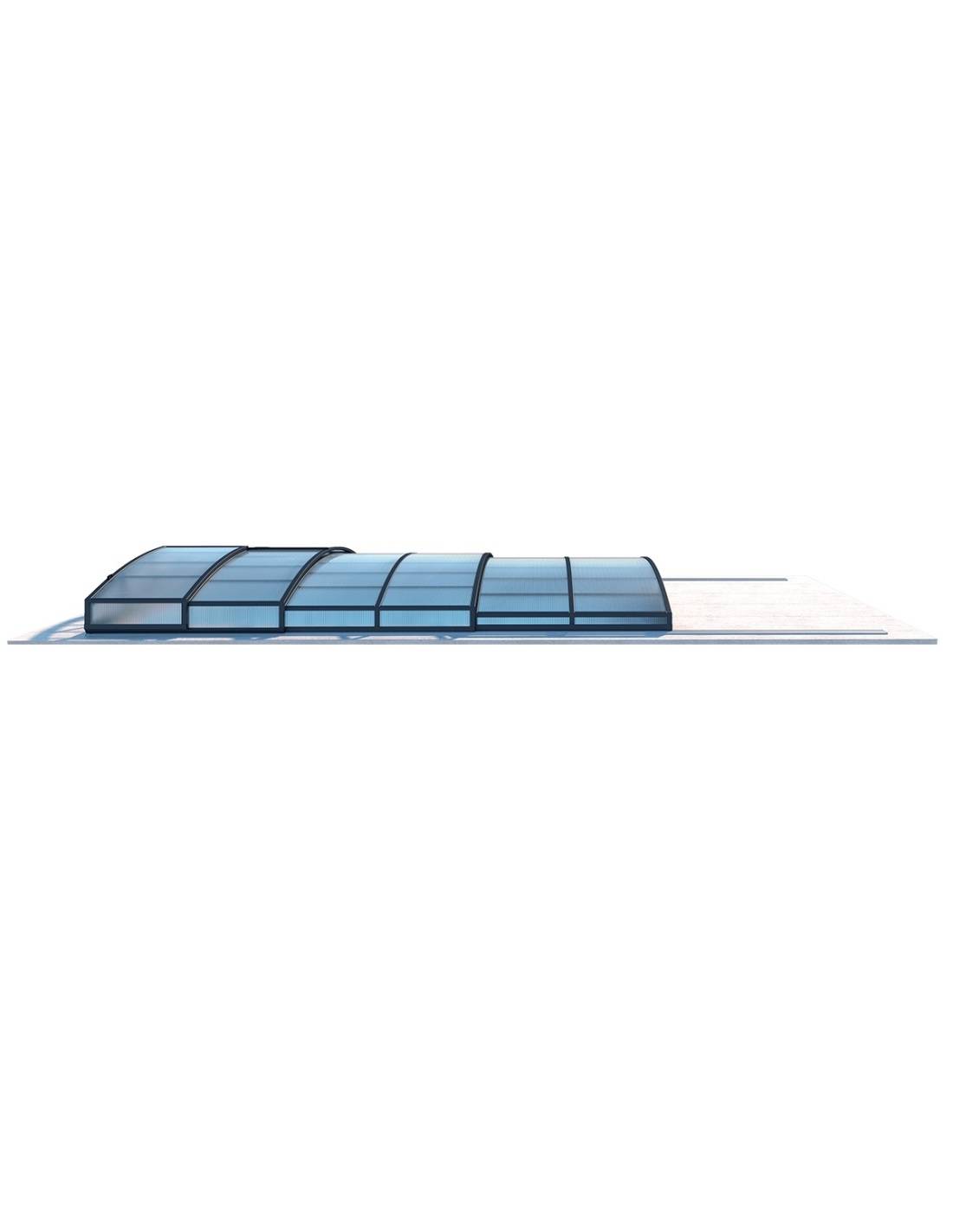 Altanka - Abri de piscine Skyline pour les modèles 5x3 m - BAS86, BAS786 - polycarbonate alvéolaire 8 mm - Couleur Ral7016 Graphite - ECO311 - Imagen 3