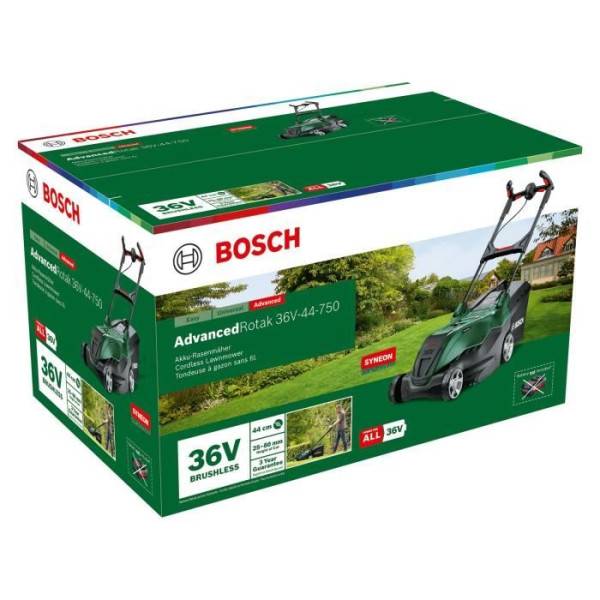 Bosch - Bosch Tondeuse sans fil 36V-44-750 - sans batterie ni chargeur - largeur de coupe : 44 cm - Image 2