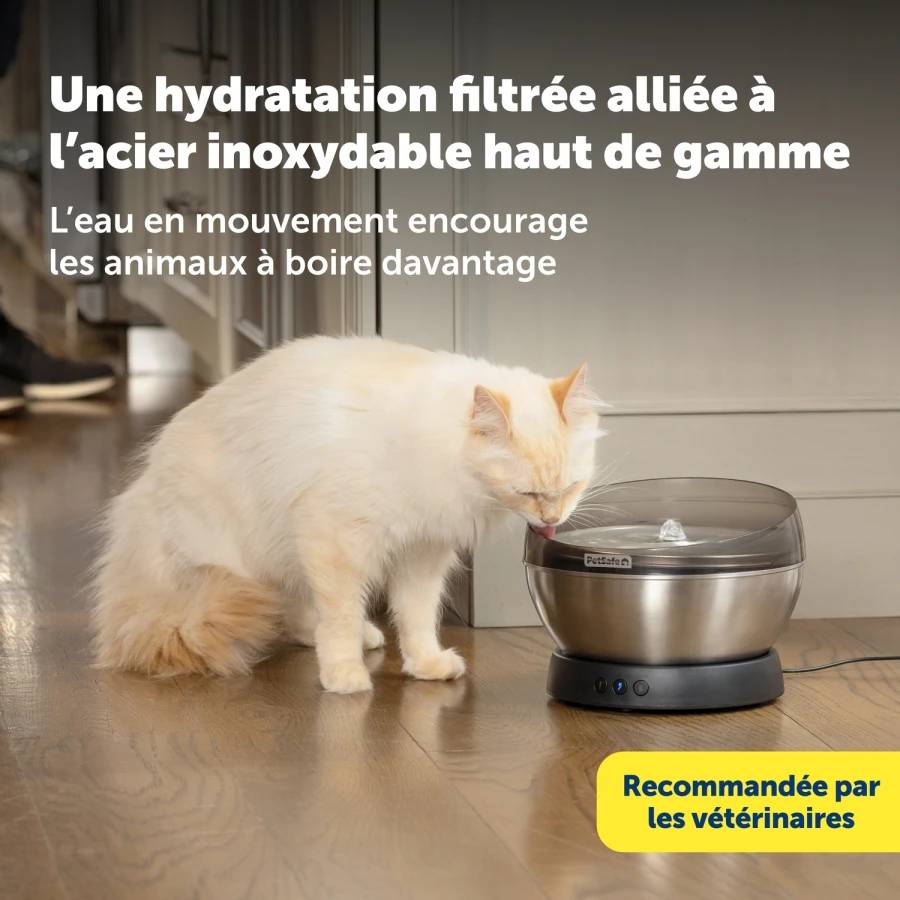 Petsafe - Fontaine Hydrosphere 1.7L inox - Image 4