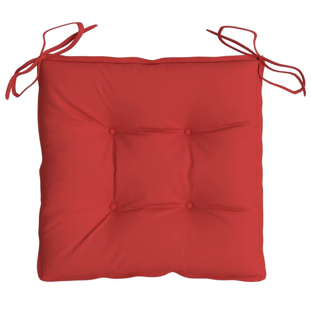 PANGIVO - Coussins de chaise tissu oxford rouge 40 x 40 x 7 cm - PANGIVO - Image 6