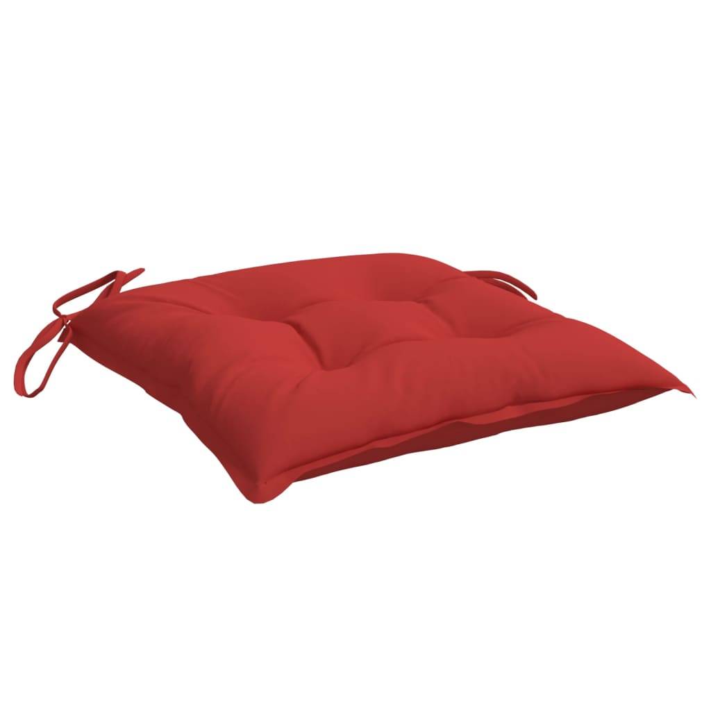 PANGIVO - Coussins de chaise tissu oxford rouge 40 x 40 x 7 cm - PANGIVO - Image 5