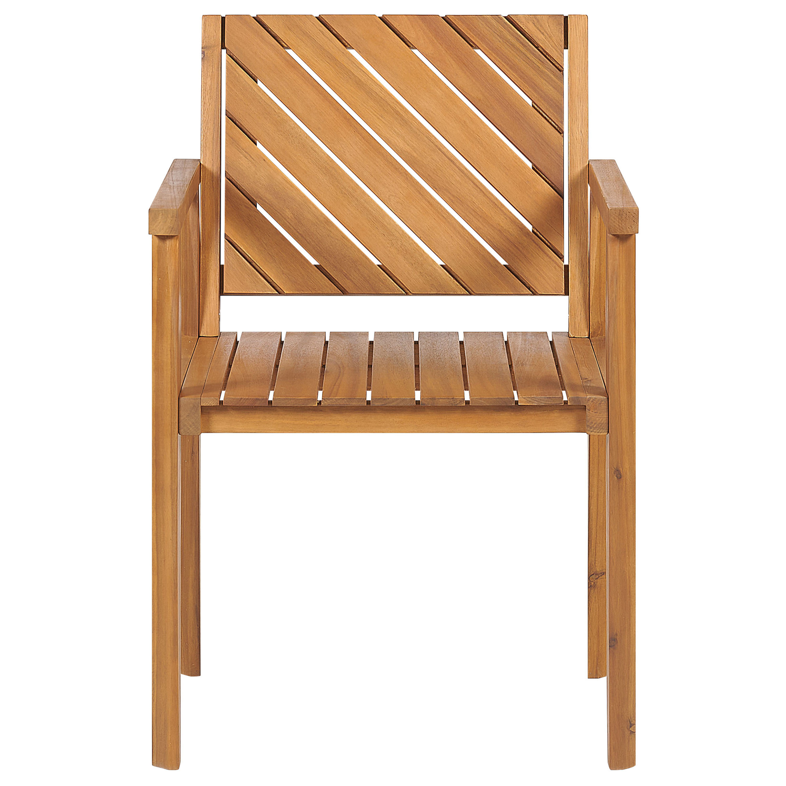 Beliani - Chaise de jardin Acacia Marron BARATTI - Beliani - Imagen 4
