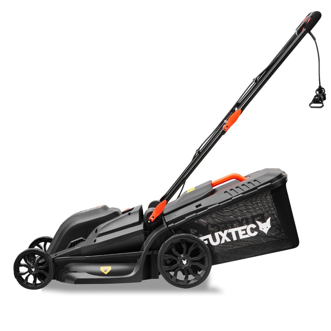 FUXTEC - Tondeuse à gazon électrique 43 cm FUXTEC FX-RME43 – 45L – 1200W – Hauteur 25-75 mm – Poussée – 220V - Image 9