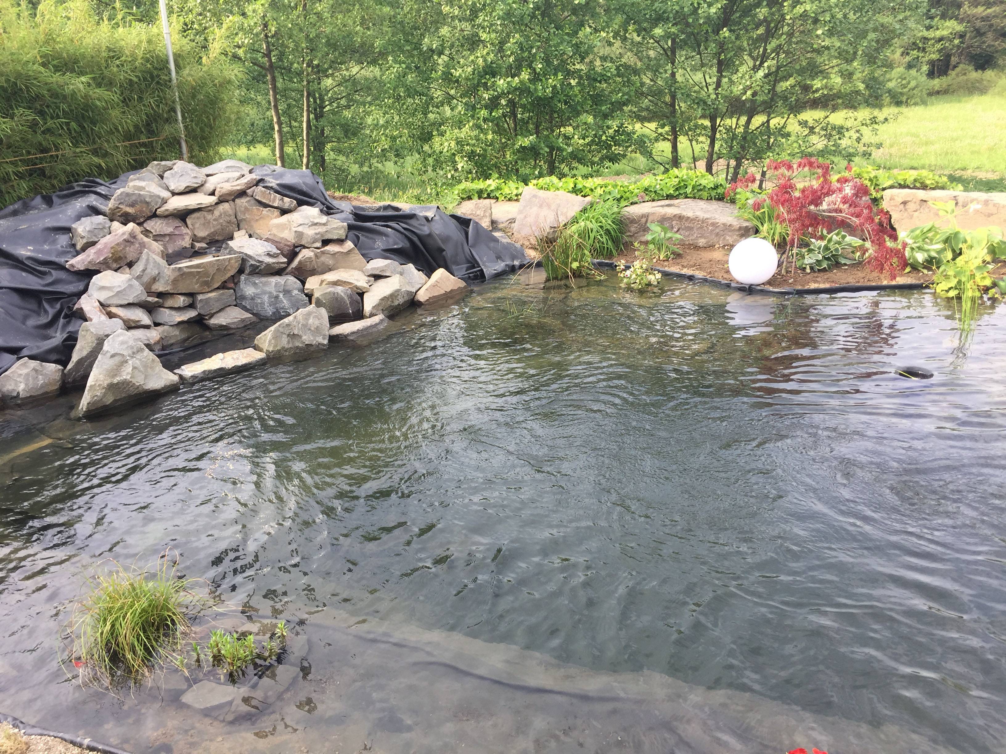 Liner de bassin en PVC 4 m x 4 m 0,5 mm noir, bâche pour le bassin de jardin - Image 6