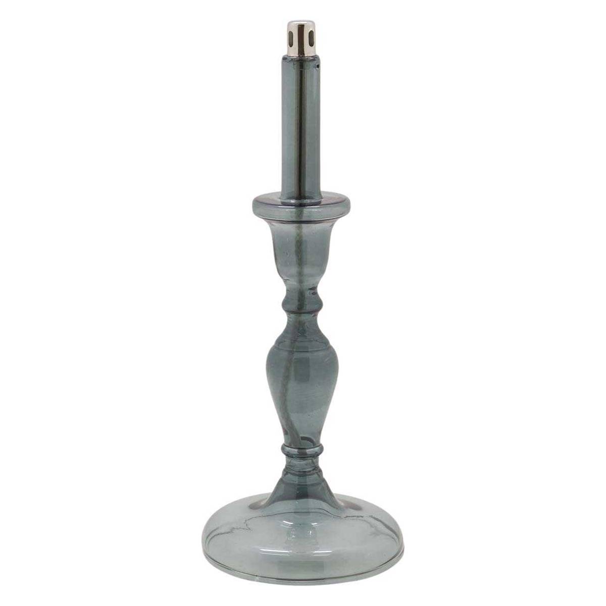Bazardeluxe - Lampe à huile en verre  smoké Candle 12 x 31.5 cm - Imagen 1