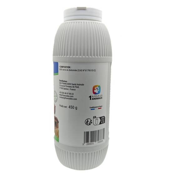 Francodex - Terre de Diatomée 450 g Poudre Asséchante et Absorbante pour POULE et RONGEUR basse cours - Image 6